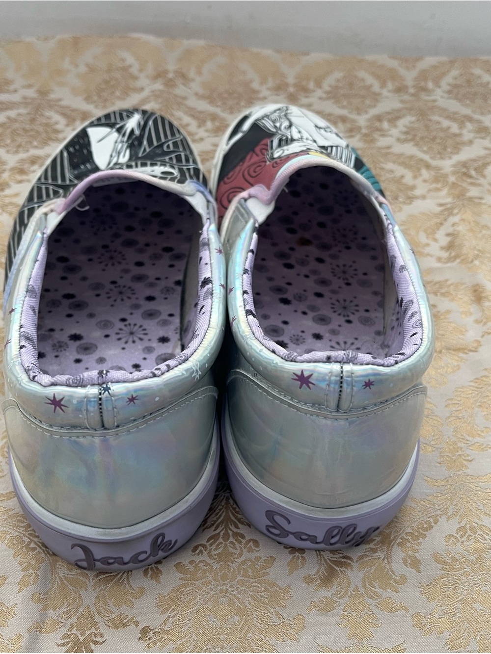 The Nightmare Before Christmas Slip-On Sneakers Sz 9.5 - Picture 5 of 9